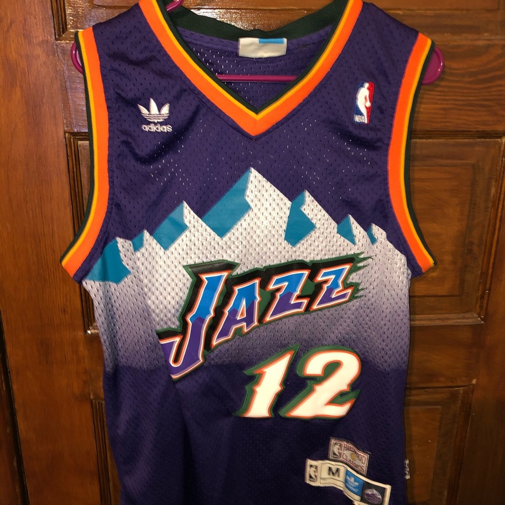 Adidas Jazz John Stockton Jersey